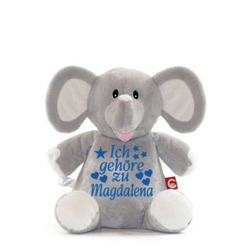 Plüschtier Elefant bestickt mit Namen